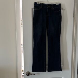 Michael Kors Dark Indigo Flare Jeans